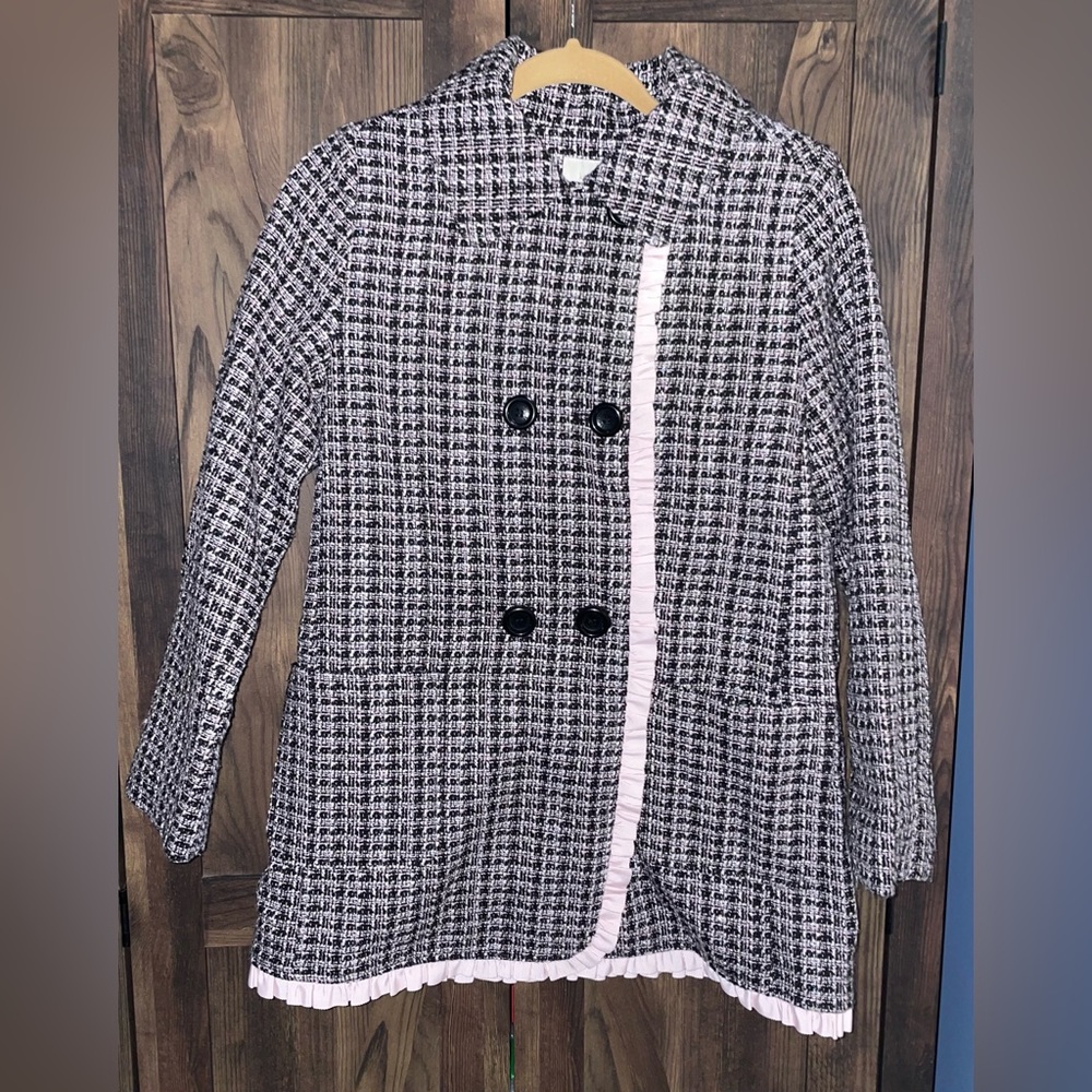 Kate Spade Girls Tweed Coat